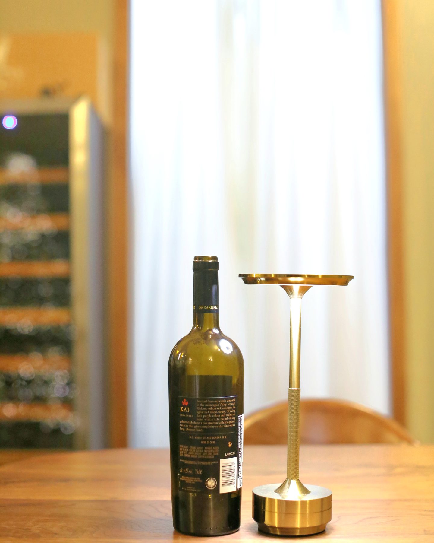 Another view of a bottle of Errazuriz Kai Carmenère 2010.