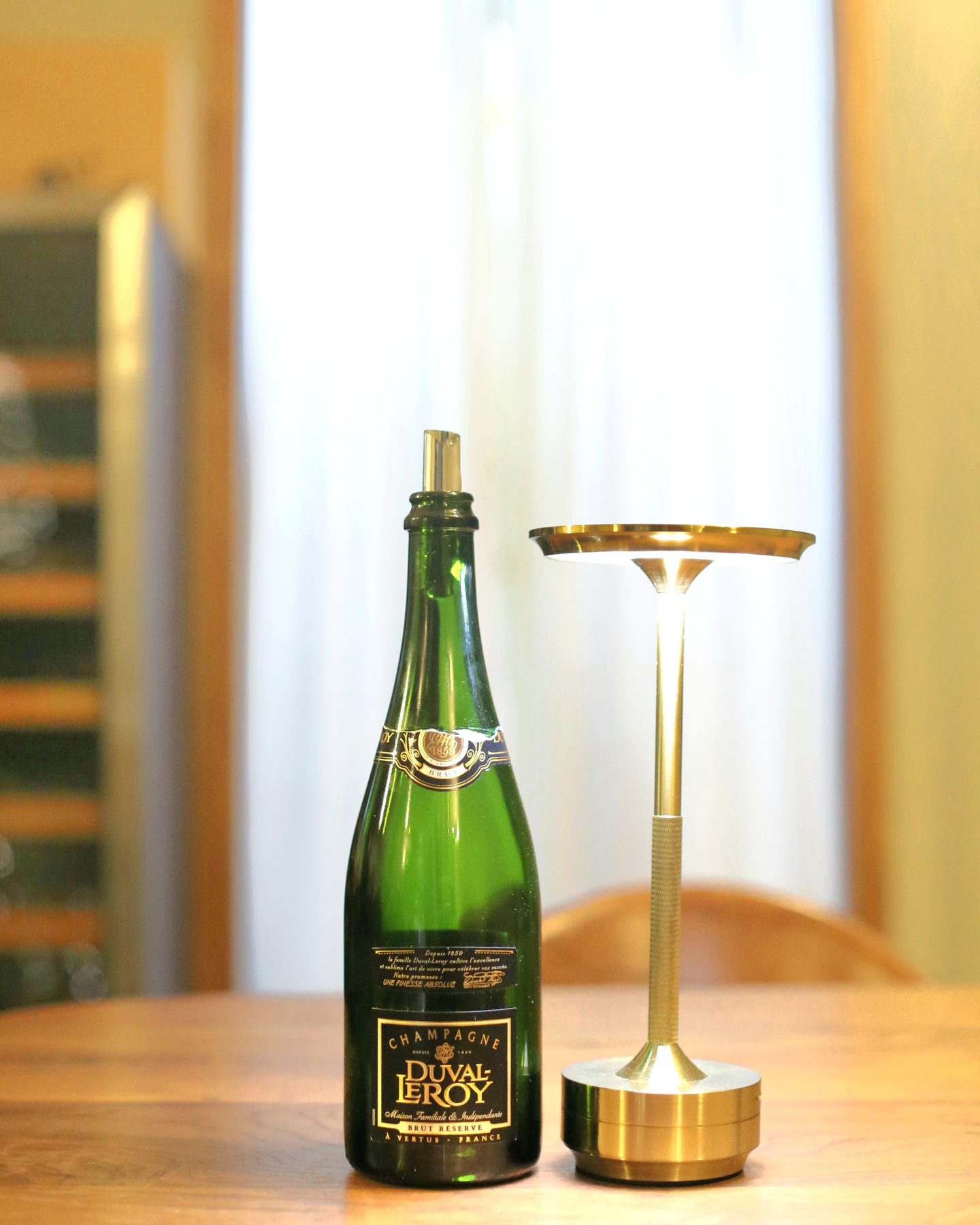 A bottle of Duval-Leroy Réserve Brut Champagne