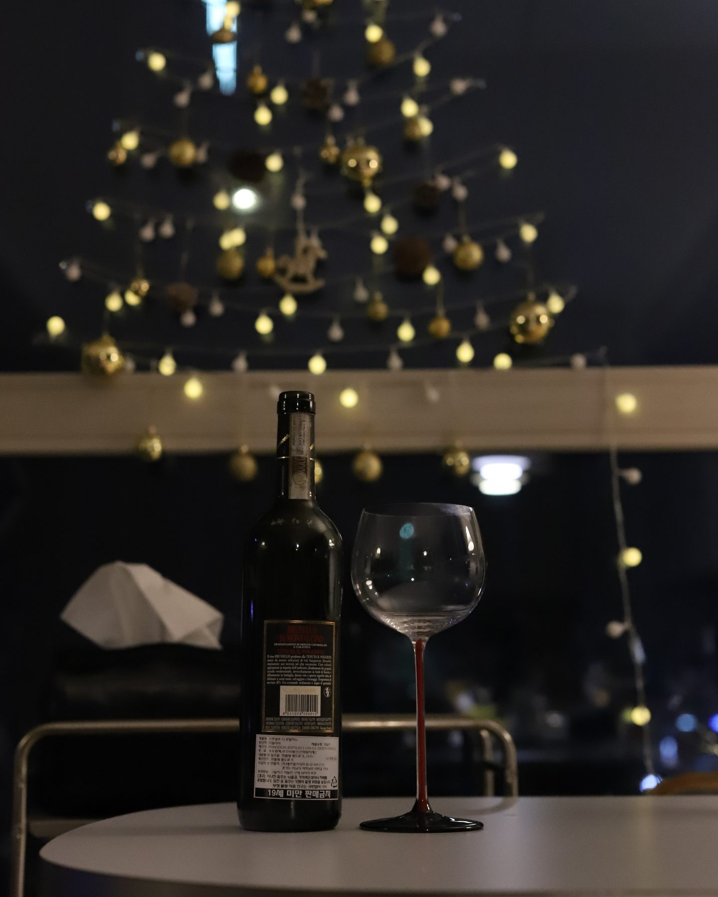 A bottle of Tenuta Il Poggione Brunello di Montalcino 2017.