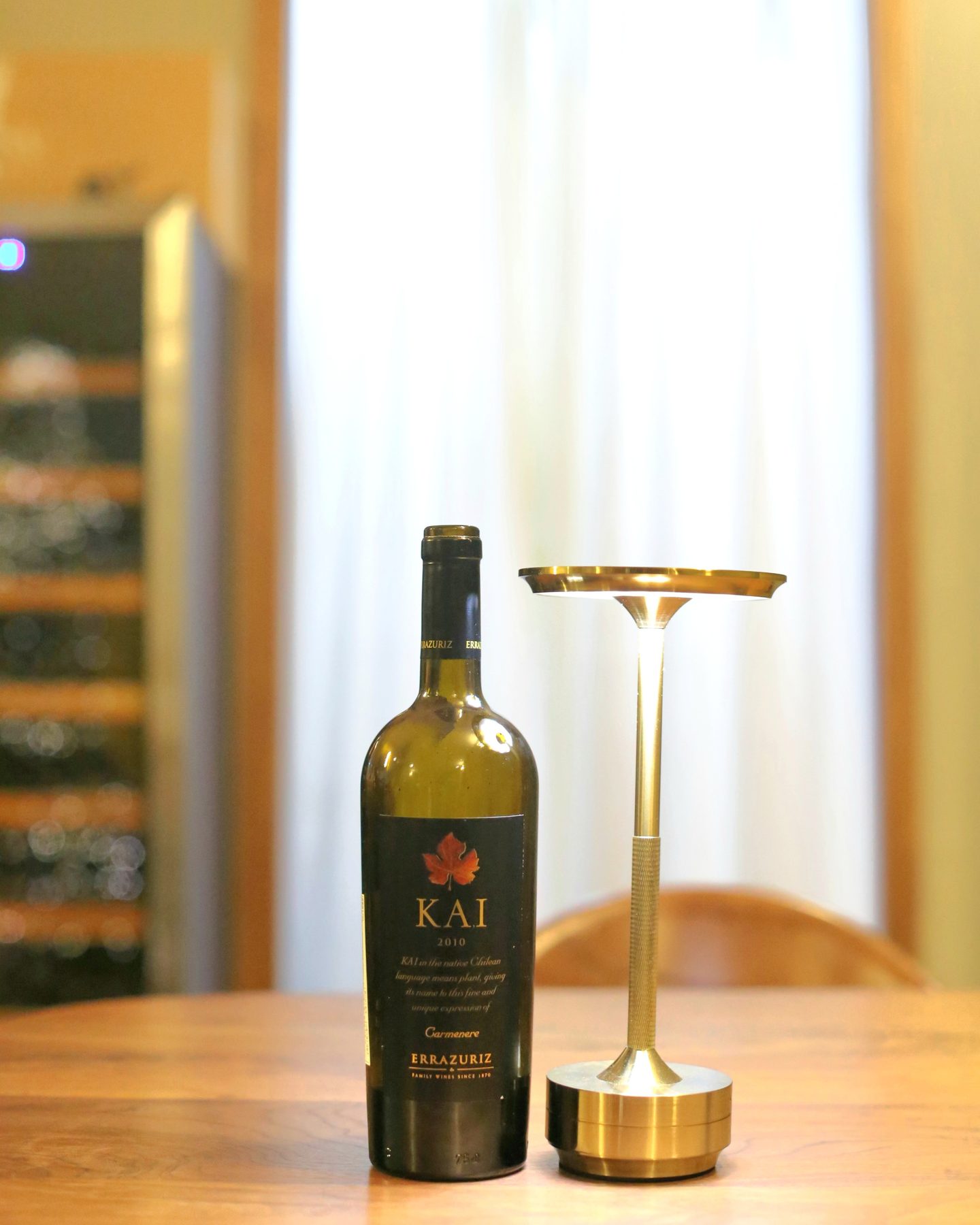 A bottle of Errazuriz Kai Carmenère 2010.